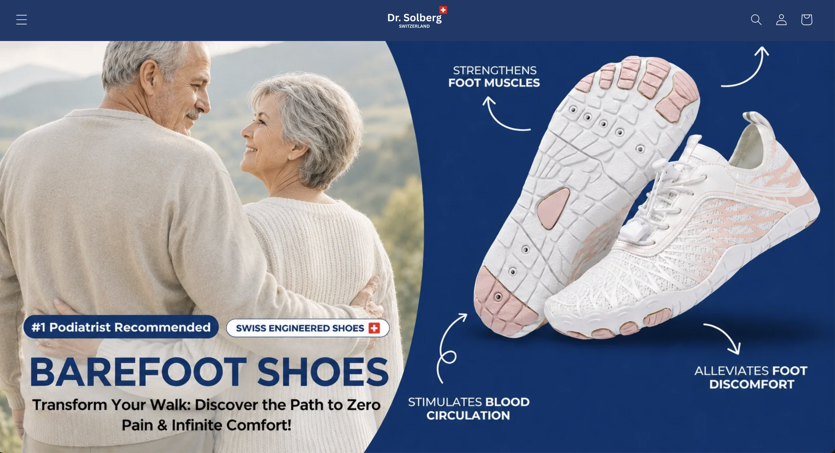 Dr. Solberg barefoot shoes with comfort features
